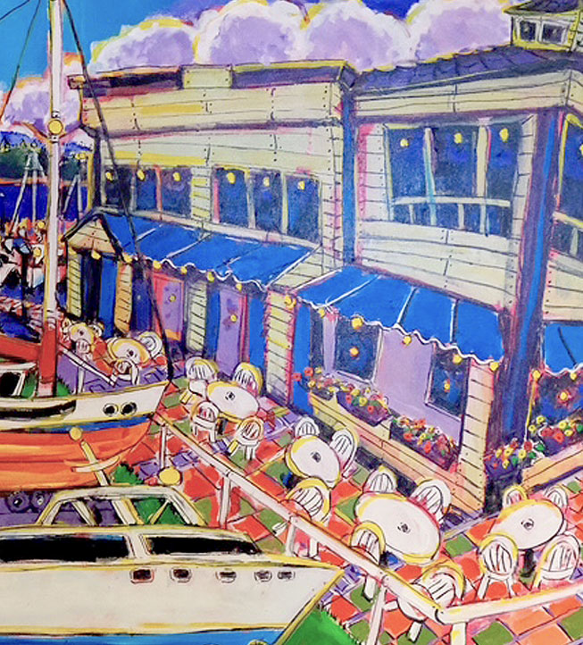 The Pier Restaurant in Point Roberts WA offers oceanfront dining at the Point Roberts Marina.